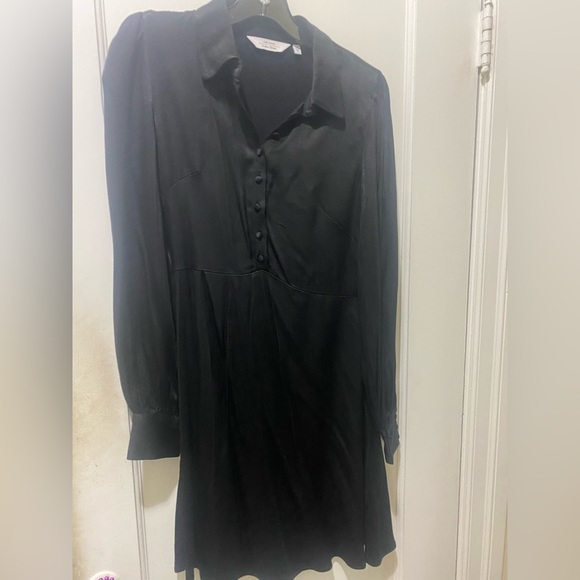 & Other Stories Black collared dress - Picture 2 of 5